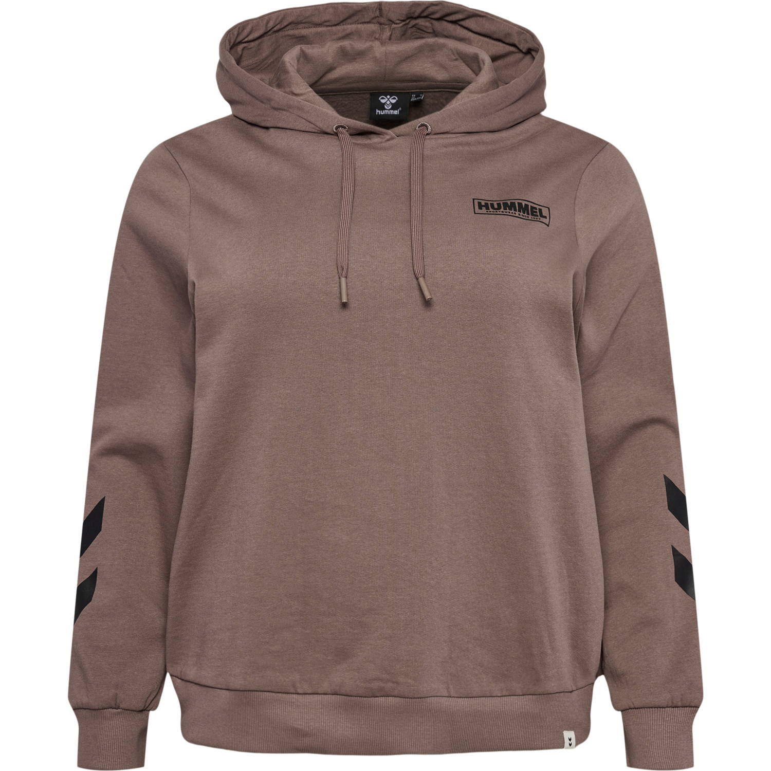 hmlLEGACY WO REGULAR HOODIE PLUS, IRON, packshot