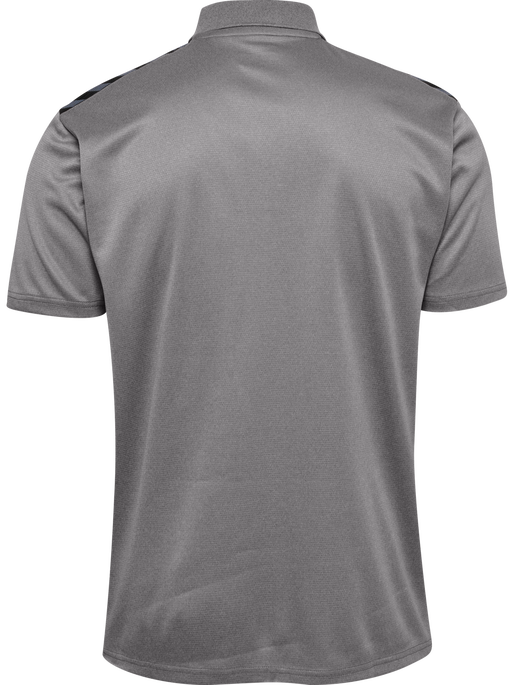 hmlAUTHENTIC FUNCTIONAL POLO, GREY MELANGE hmlAUTHENTIC FUNCTIONAL POLO, GREY MELANGE, packshot