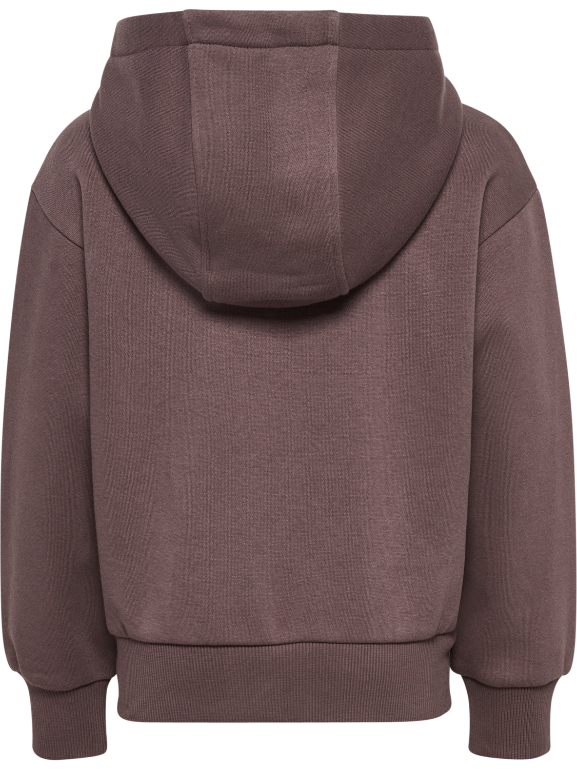 hmlJR LOOSE ZIP HOODIE BEE, PEPPERCORN, packshot
