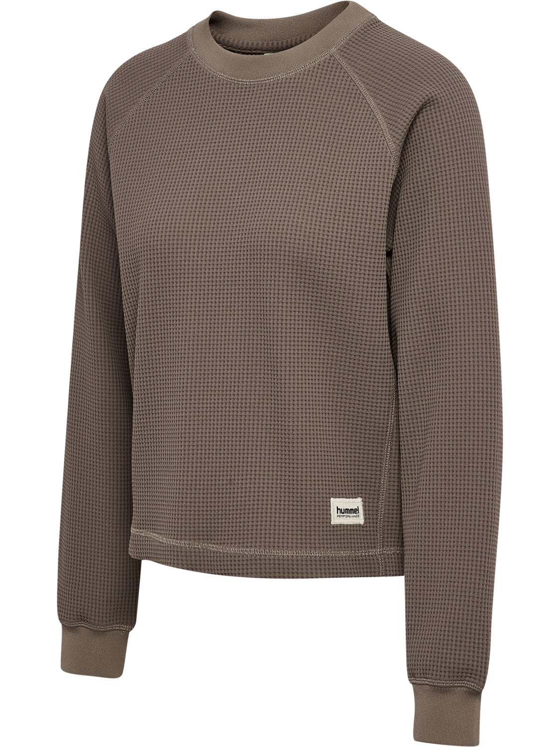 hmlSOFT WAFFLE W T-SHIRT L/S, FALCON, packshot