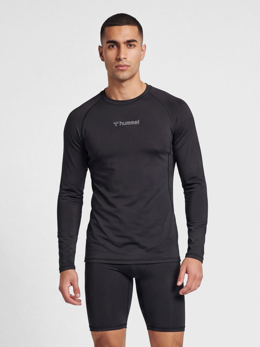 hmlBL PERFORMANCE TEE L/S, BLACK, model