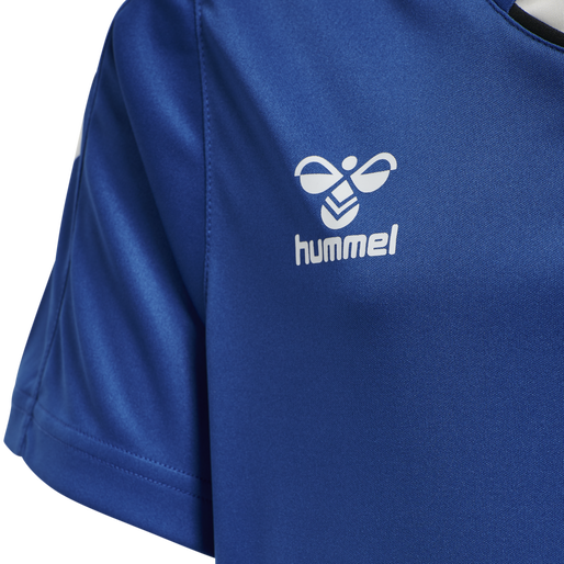 hmlCORE XK POLY JERSEY S/S KIDS, TRUE BLUE, packshot