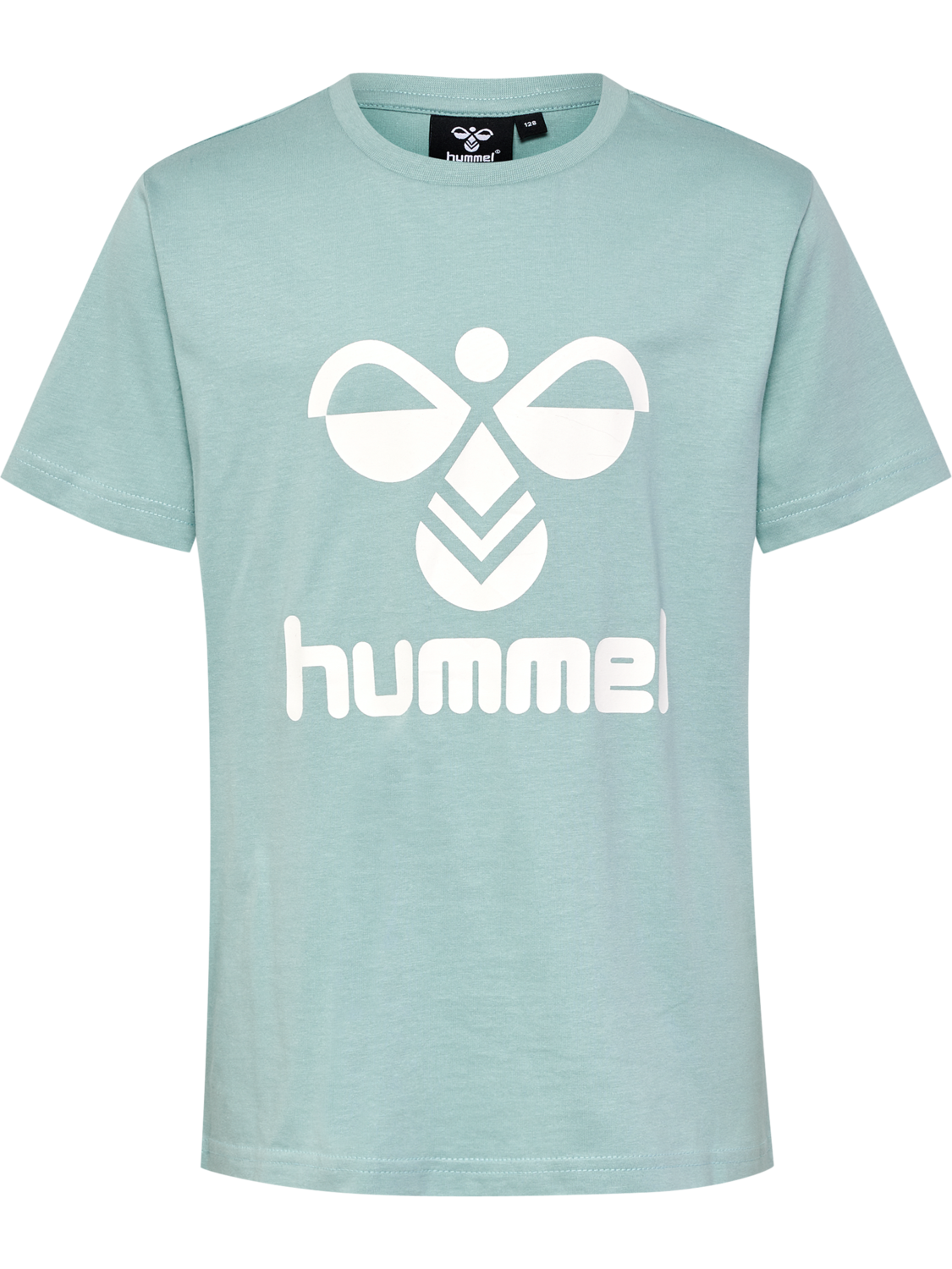 hmlTRES T-SHIRT S/S, BLUE SURF, packshot