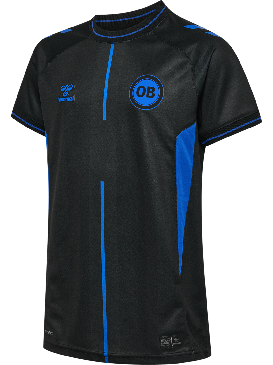 OB 26/27 AWAY JERSEY S/S KIDS, BLACK/ASPHALT, packshot