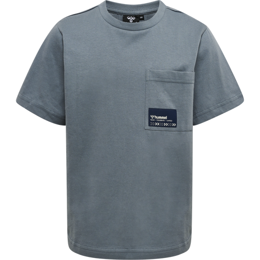 hmlROCKY T-SHIRT S/S, STORMY WEATHER, packshot
