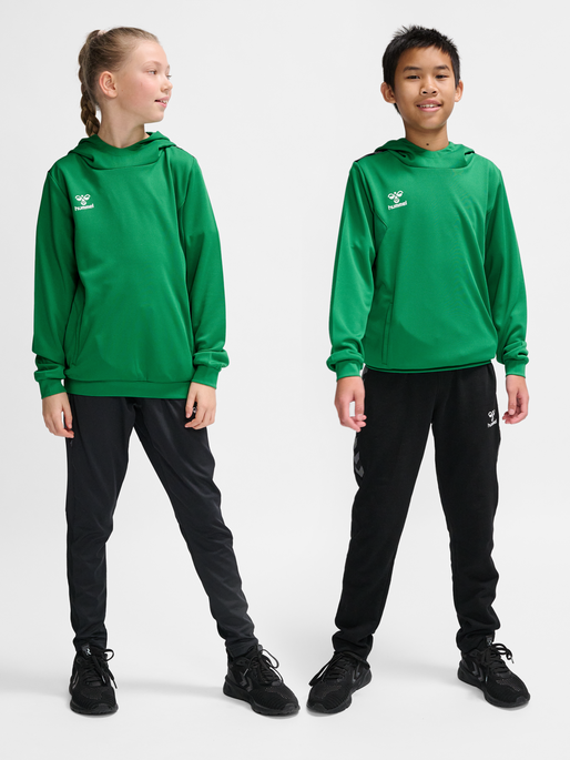 hmlAUTHENTIC PL HOODIE KIDS, JELLY BEAN, model