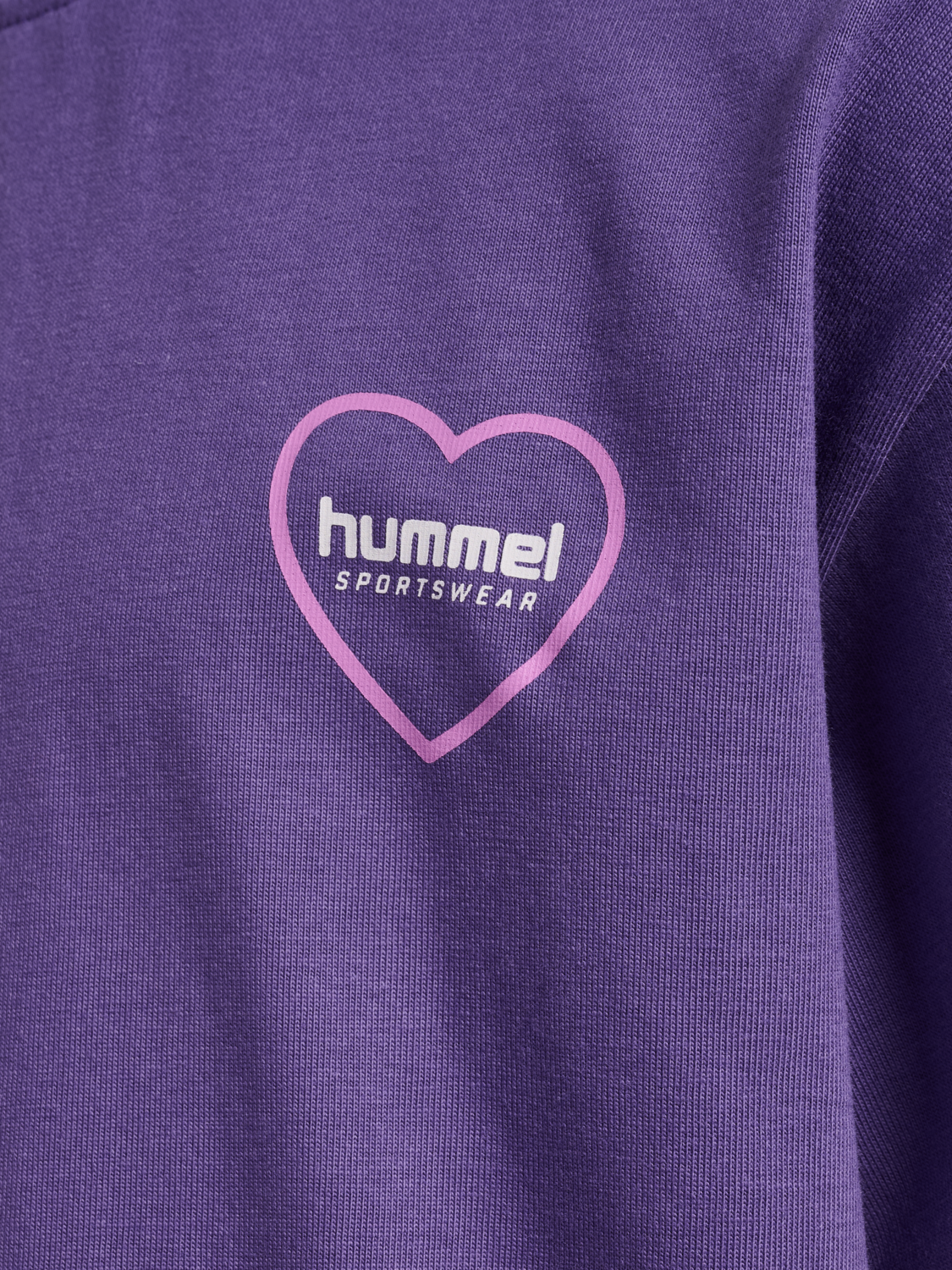 hmlJR LOOSE T-SHIRT S/S HEARTFIELD, MYSTICAL, packshot