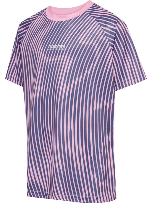 hmlJR GOAL AOP T-SHIRT S/S, PINK-A-BOO hmlJR GOAL AOP T-SHIRT S/S, PINK-A-BOO, packshot