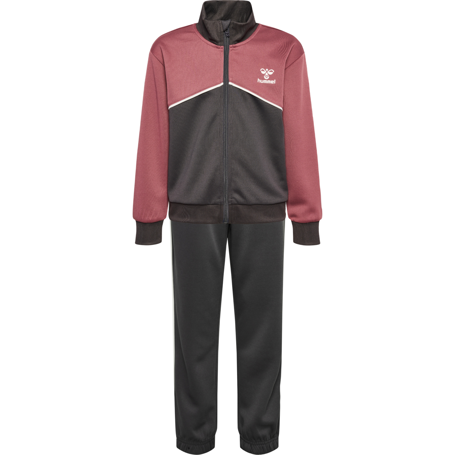hmlLUBAGO TRACKSUIT, ROSE BROWN, packshot