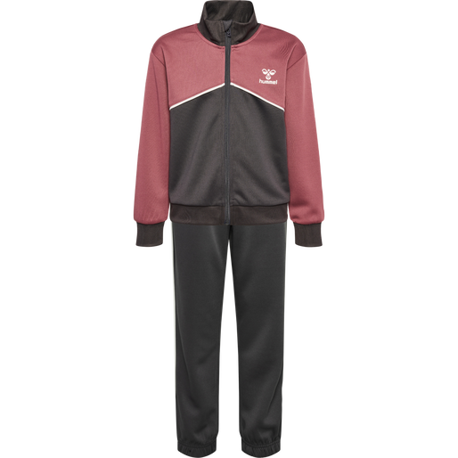 hmlLUBAGO TRACKSUIT, ROSE BROWN, packshot