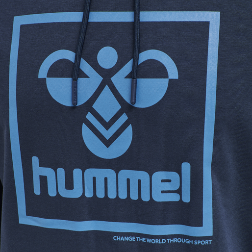 hmlISAM HOODIE, BLACK IRIS, packshot