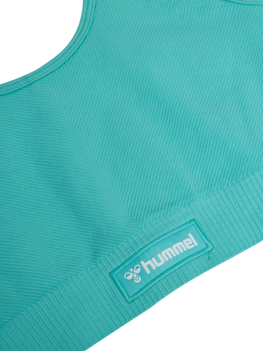 hmlALIVE SEAMLESS BRA, POOL BLUE hmlALIVE SEAMLESS BRA, POOL BLUE, packshot