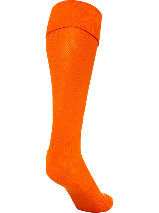 hmlESSENTIAL FOOTBALL SOCKS, ORANGE TIGER/WHITE, packshot