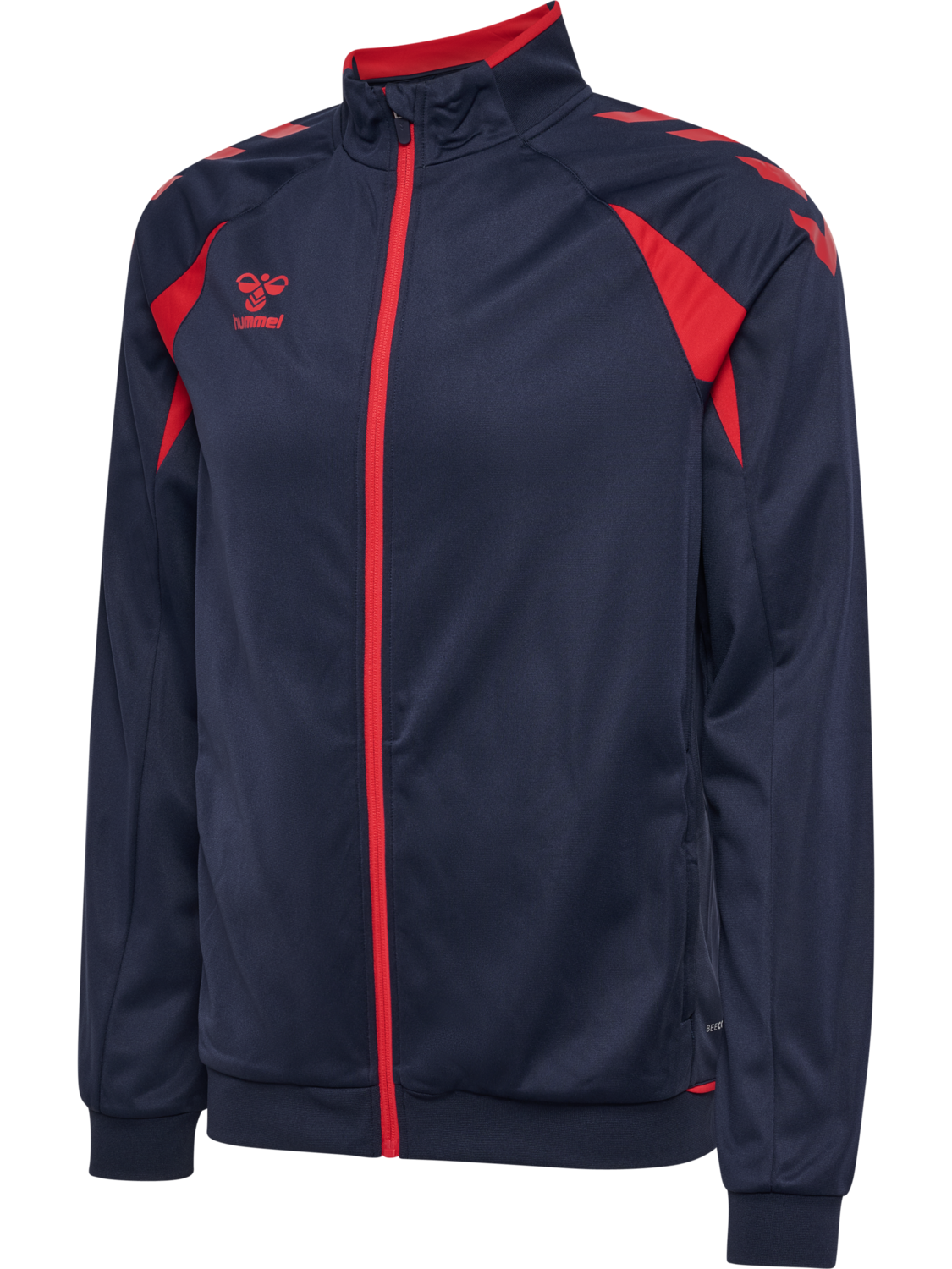 hmlCORE 2.0 TRACK ZIP JACKET, MARINE/TRUE RED, packshot