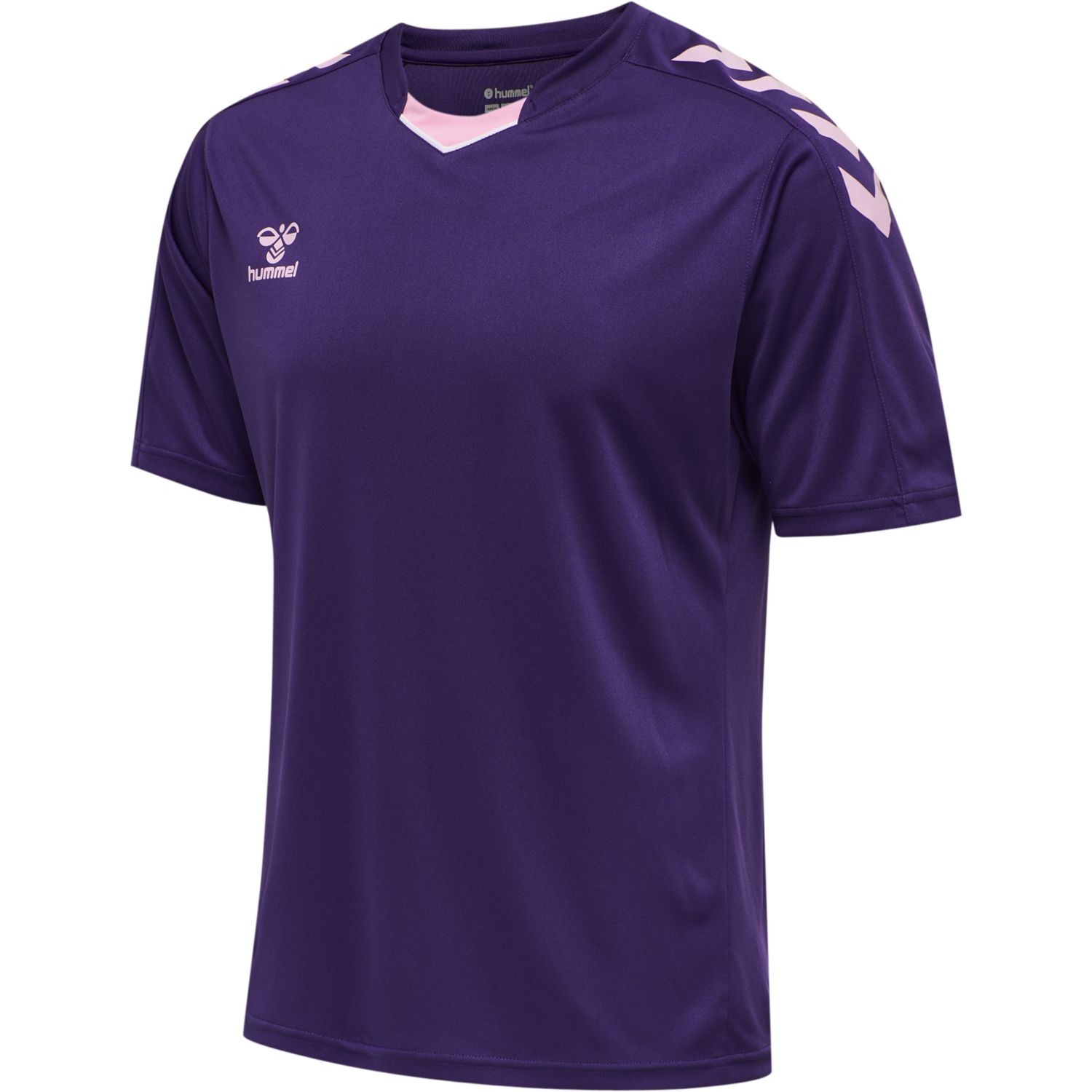 hmlCORE XK POLY JERSEY S/S, ACAI, packshot