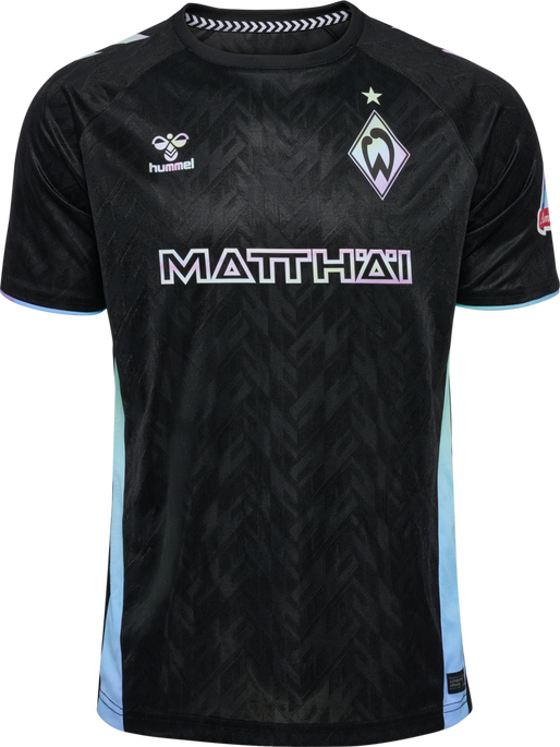 WER 24/25 3RD JERSEY S/S, BLACK, packshot