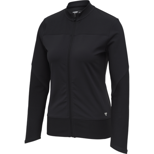 hmlJADA ZIP JACKET, BLACK, packshot