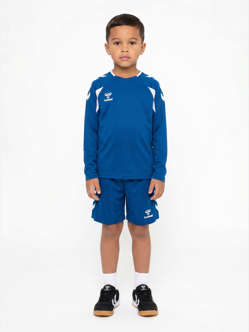 hmlCORE 2.0 JERSEY L/S KIDS, TRUE BLUE/WHITE, model