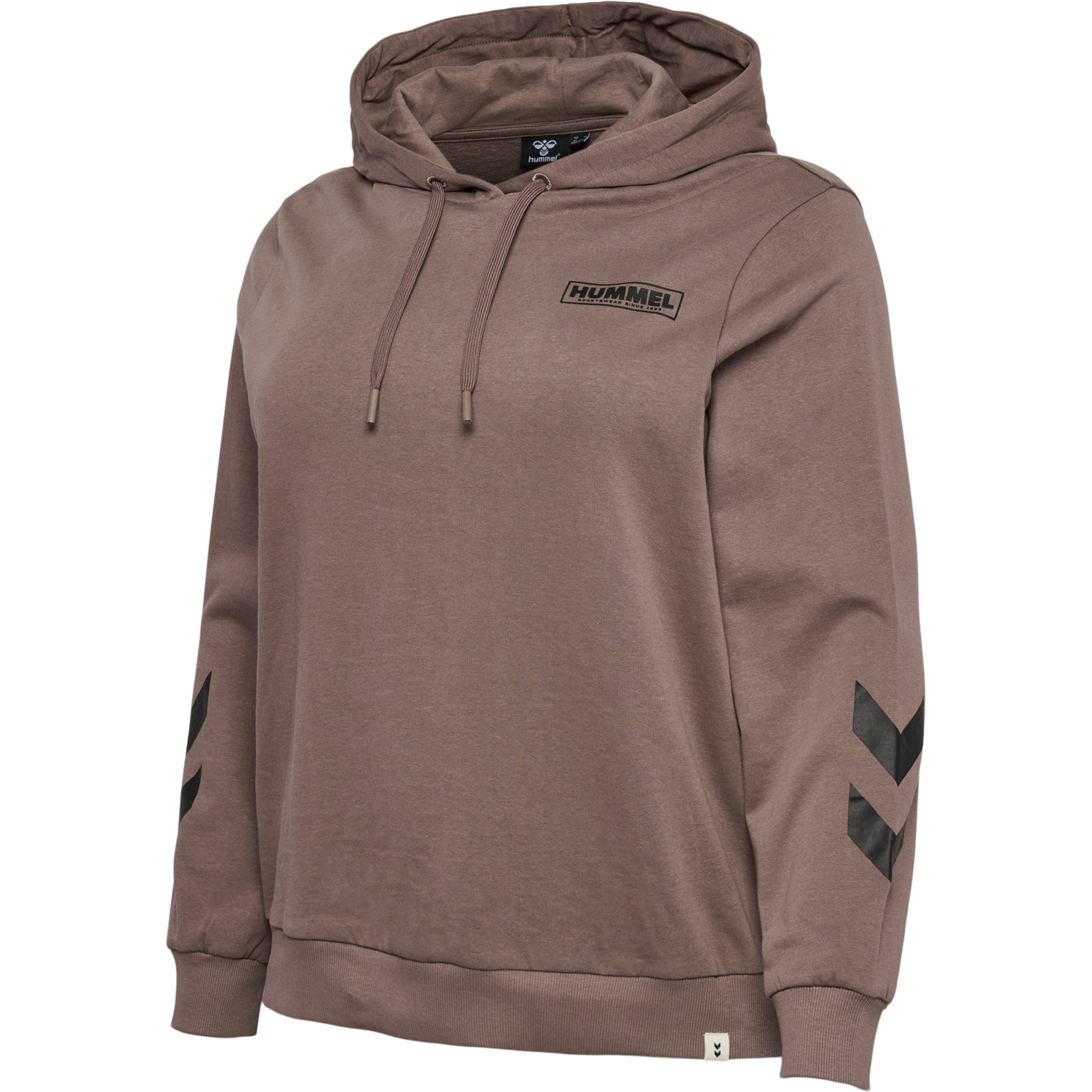 hmlLEGACY WO REGULAR HOODIE PLUS, IRON, packshot