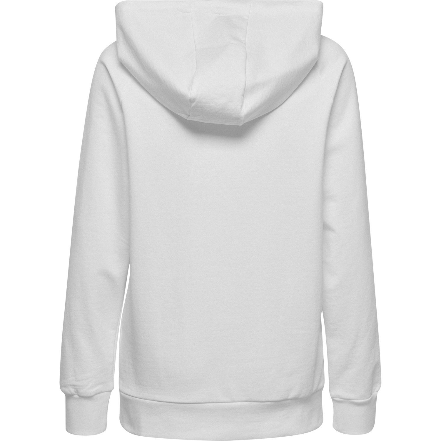 HUMMEL GO COTTON ZIP HOODIE WOMAN, WHITE, packshot