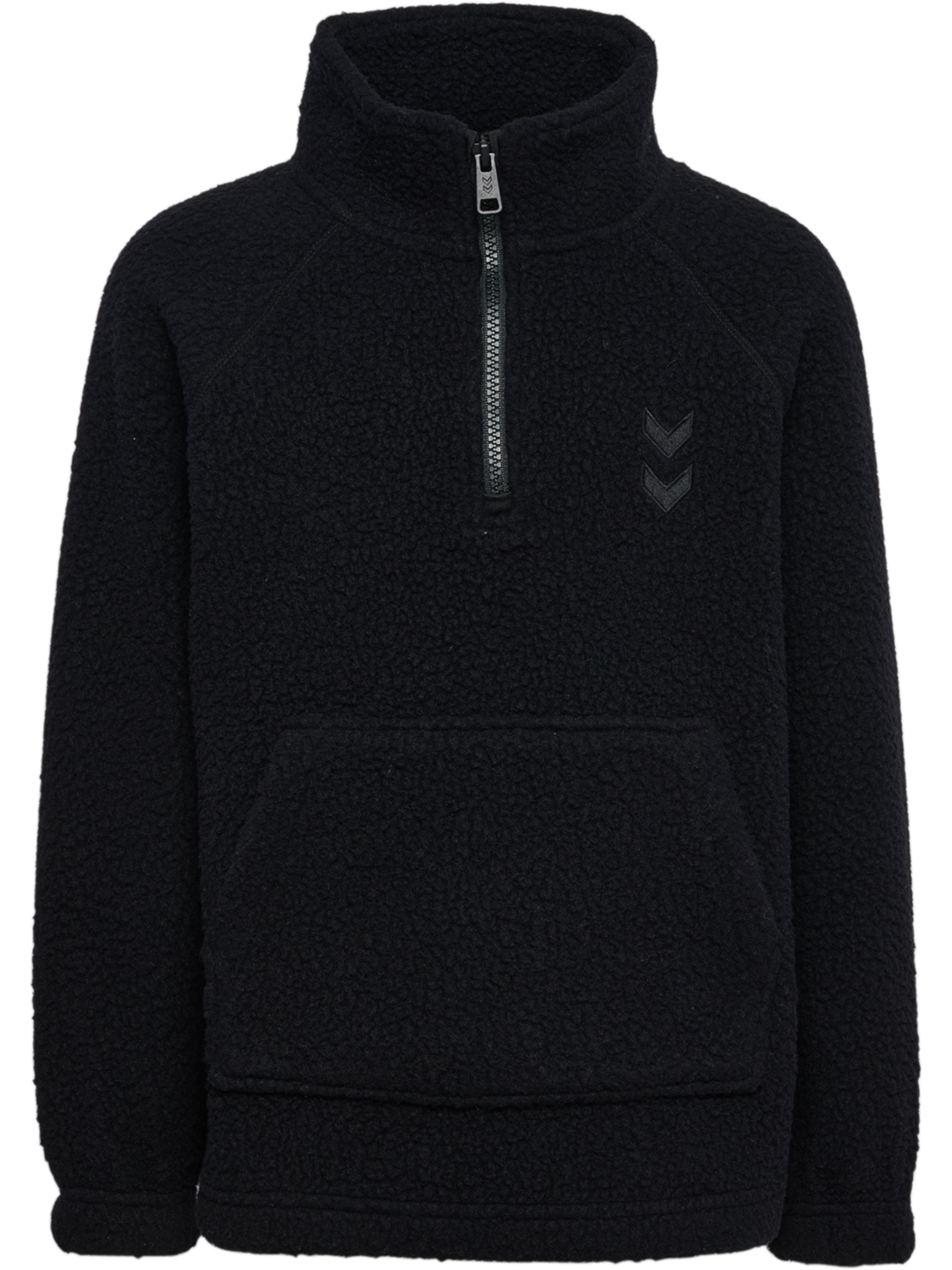 hmlJR MARTINI HALF ZIP JACKET, BLACK BEAUTY, packshot