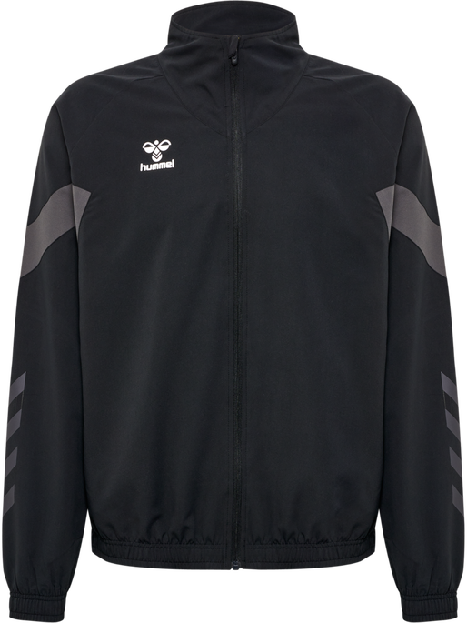 hmlTRAVEL WOVEN JACKET, BLACK, packshot