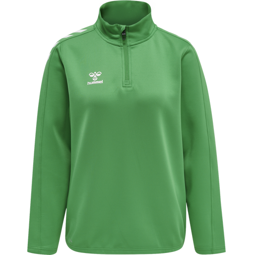 hmlCORE XK HALF ZIP SWEAT WOMAN, JELLY BEAN, packshot