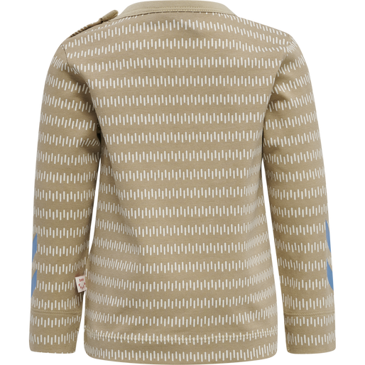 hmlESME T-SHIRT L/S, HUMUS, packshot