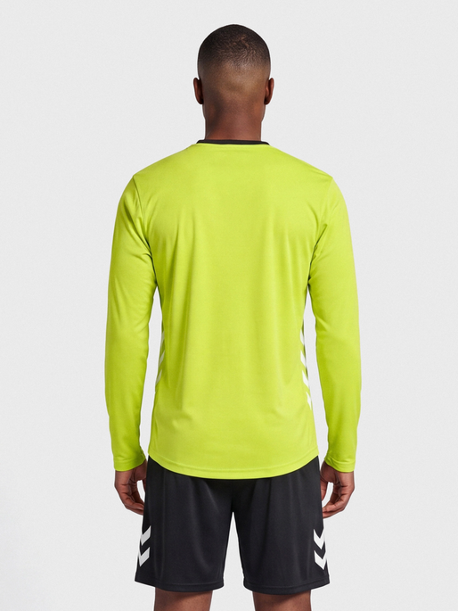 hmlREFEREE CHEVRON JERSEY L/S, EVENING PRIMROSE, model