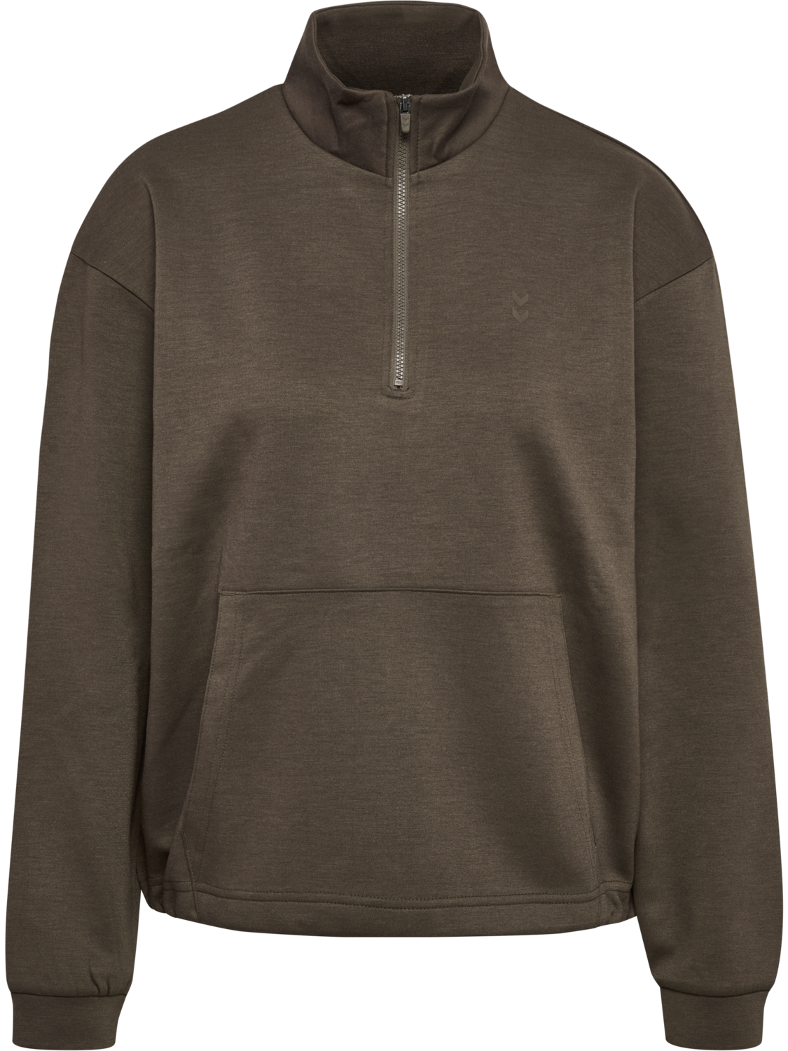 hmlYOGA SOFT HALFZIP W JACKET, MAJOR BROWN, packshot