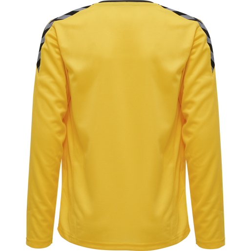 hmlAUTHENTIC KIDS POLY JERSEY L/S, SPORTS YELLOW, packshot