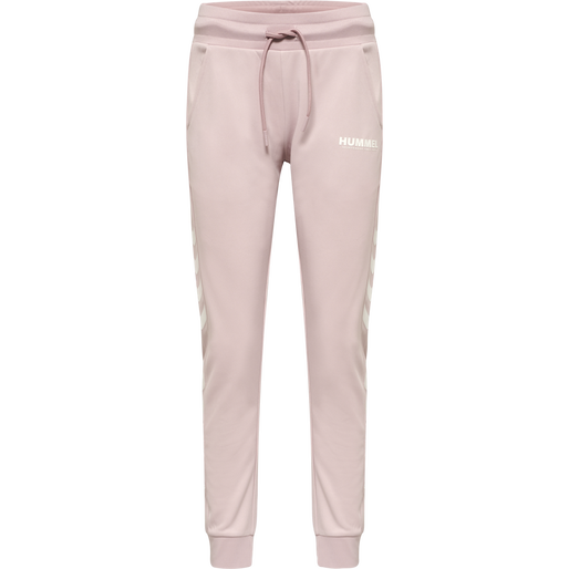 hmlLEGACY POLY WOMAN REGULAR PANTS, CHALK PINK, packshot