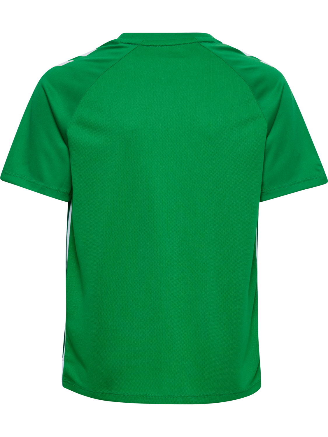 hmlMATCH STRIPED JERSEY S/S KIDS, JELLY BEAN/WHITE, packshot