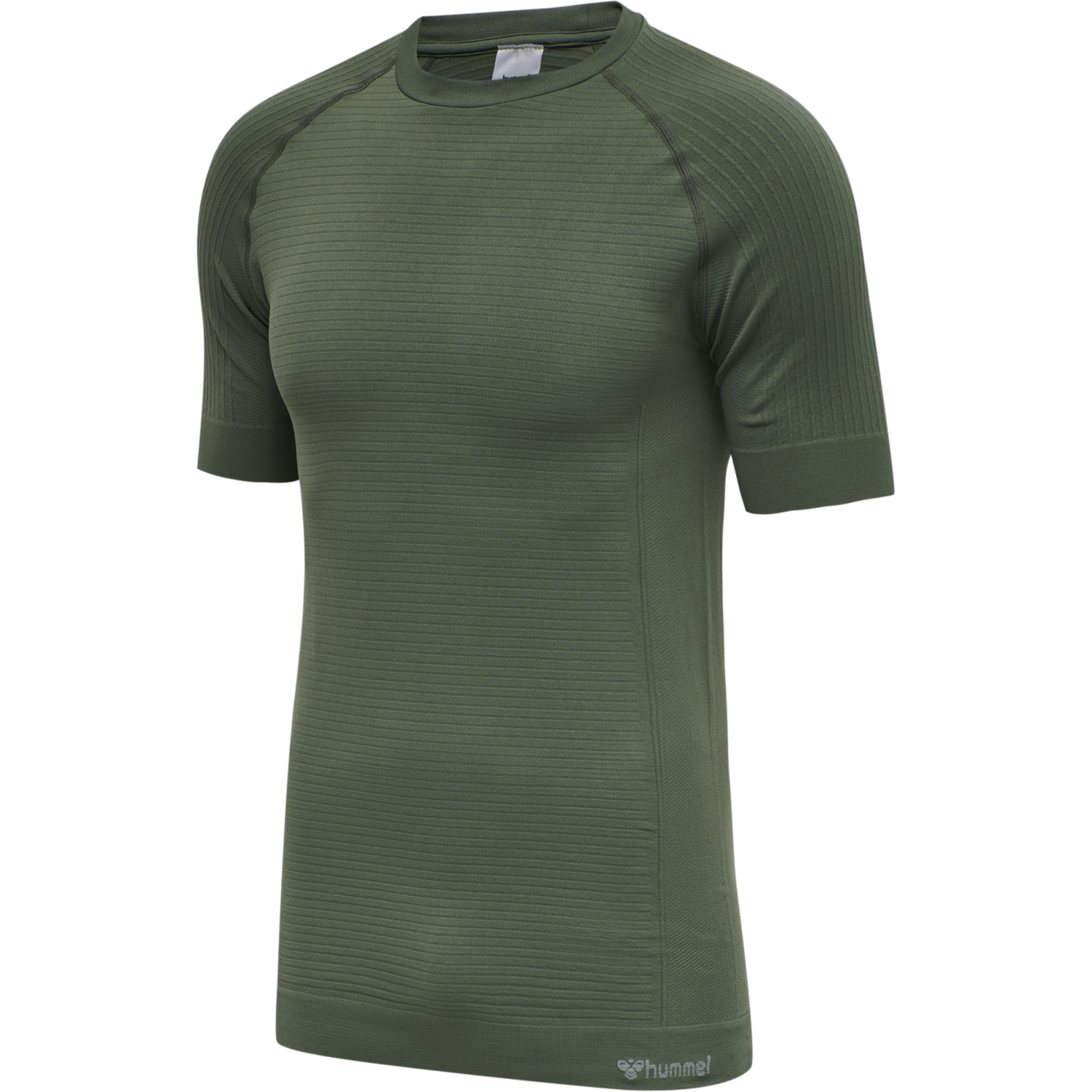 hmlSTROKE SEAMLESS T-SHIRT, THYME, packshot