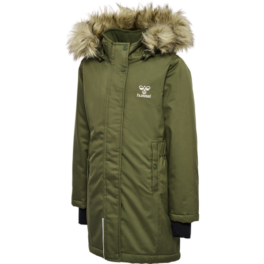 hmlALMA TEX COAT, OLIVE NIGHT, packshot