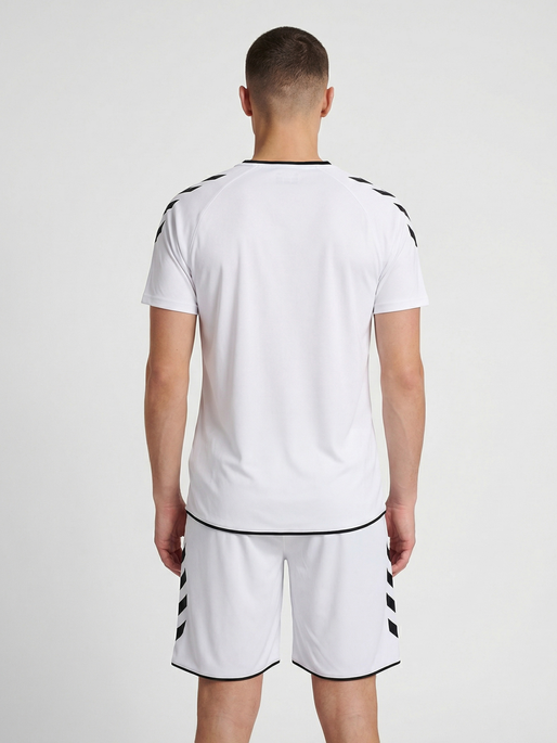 hmlCORE 2.0 JERSEY S/S, WHITE/BLACK, model