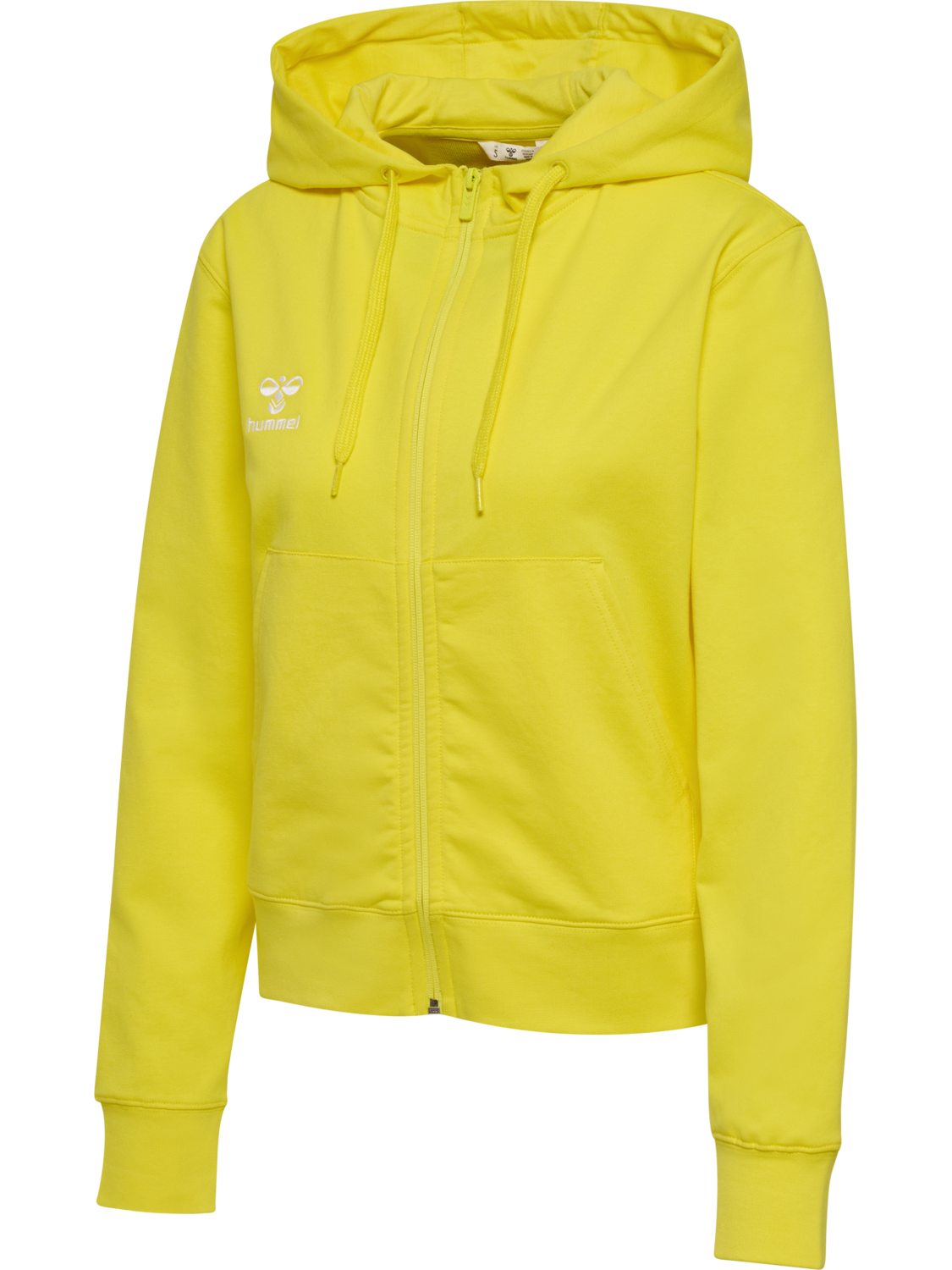 hmlGO 2.0 ZIP HOODIE WOMAN, BLAZING YELLOW, packshot