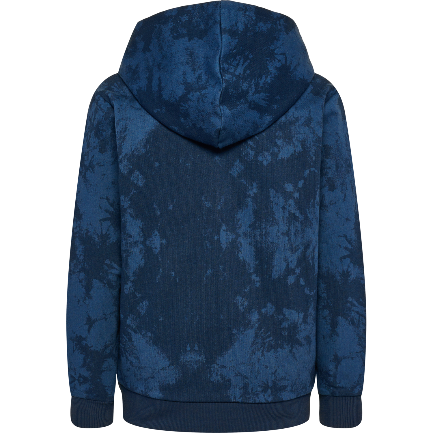 hmlJUMP AOP HOODIE, BLACK IRIS, packshot