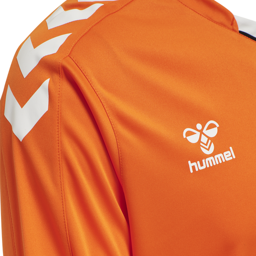 hmlCORE XK POLY JERSEY L/S, ORANGE TIGER, packshot