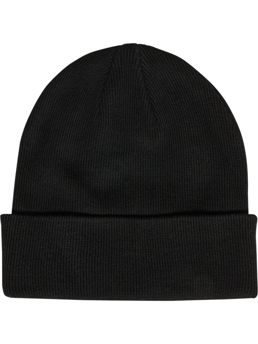 hmlROLIGAN KNITTED BEANIE, BLACK hmlROLIGAN KNITTED BEANIE, BLACK, packshot