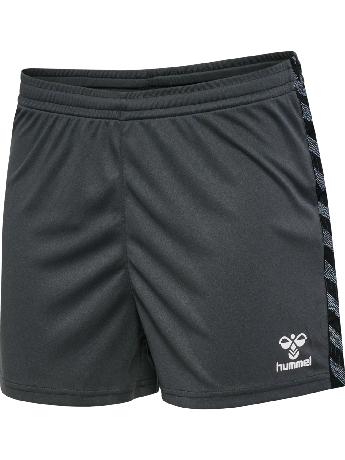 hmlAUTHENTIC PL SHORTS WOMAN, ASPHALT, packshot