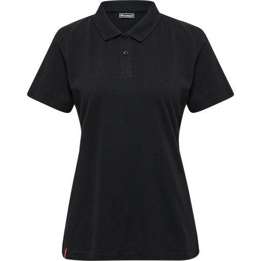 hmlRED CLASSIC POLO WOMAN, BLACK, packshot