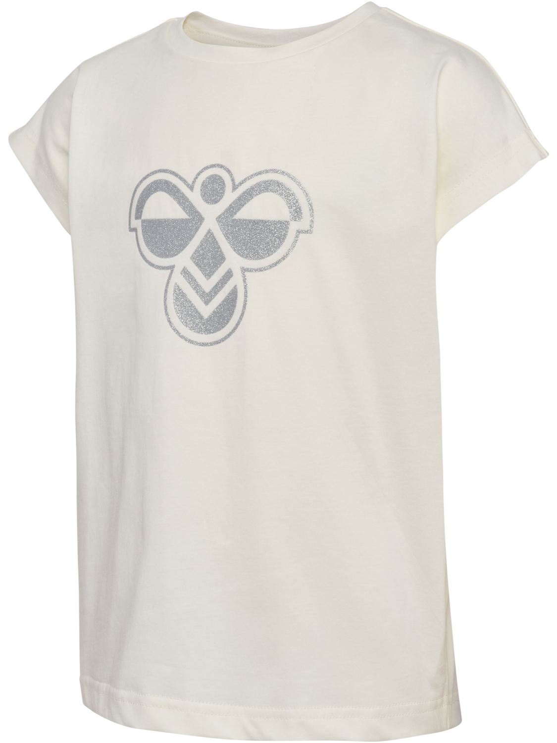 hmlJR REG T-SHIRT S/L BIG BEE, BLANC DE BLANC, packshot