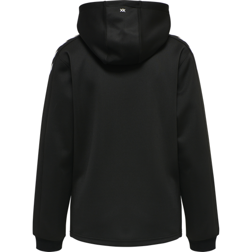 hmlCORE XK POLY SWEAT HOODIE WOMAN, BLACK, packshot