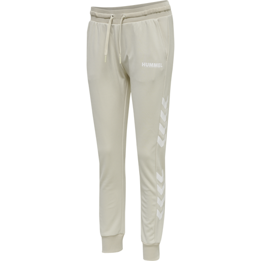 hmlLEGACY POLY WOMAN REGULAR PANTS, PUMICE STONE, packshot