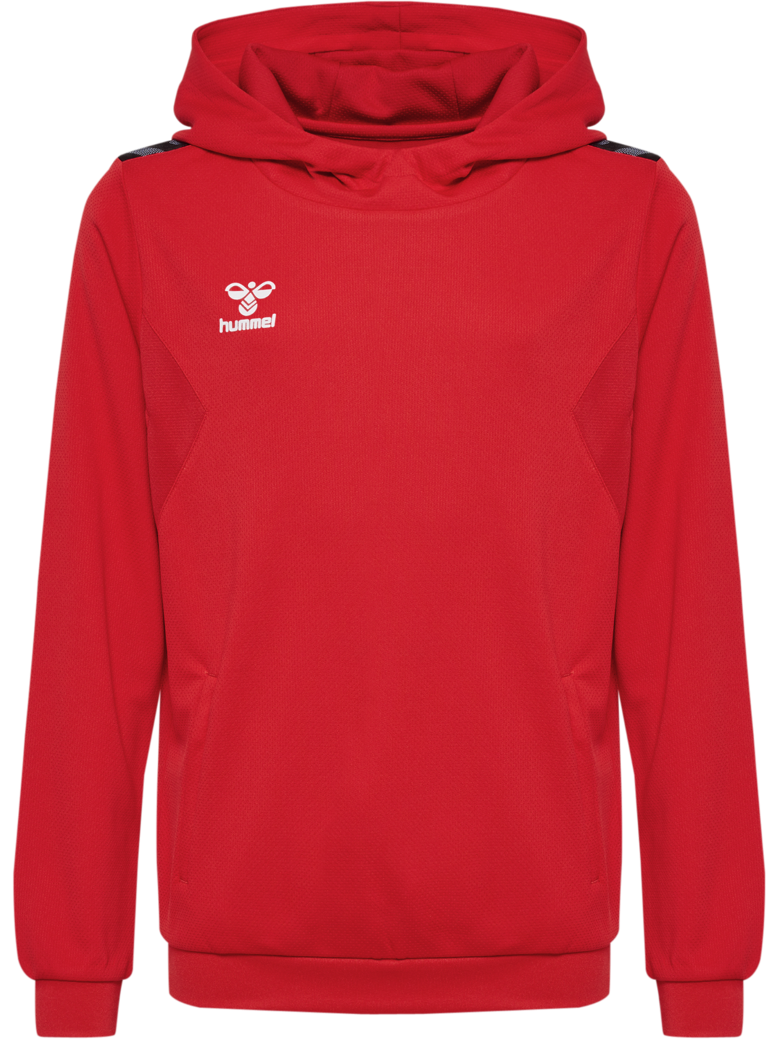 hmlAUTHENTIC PL HOODIE KIDS, TRUE RED, packshot