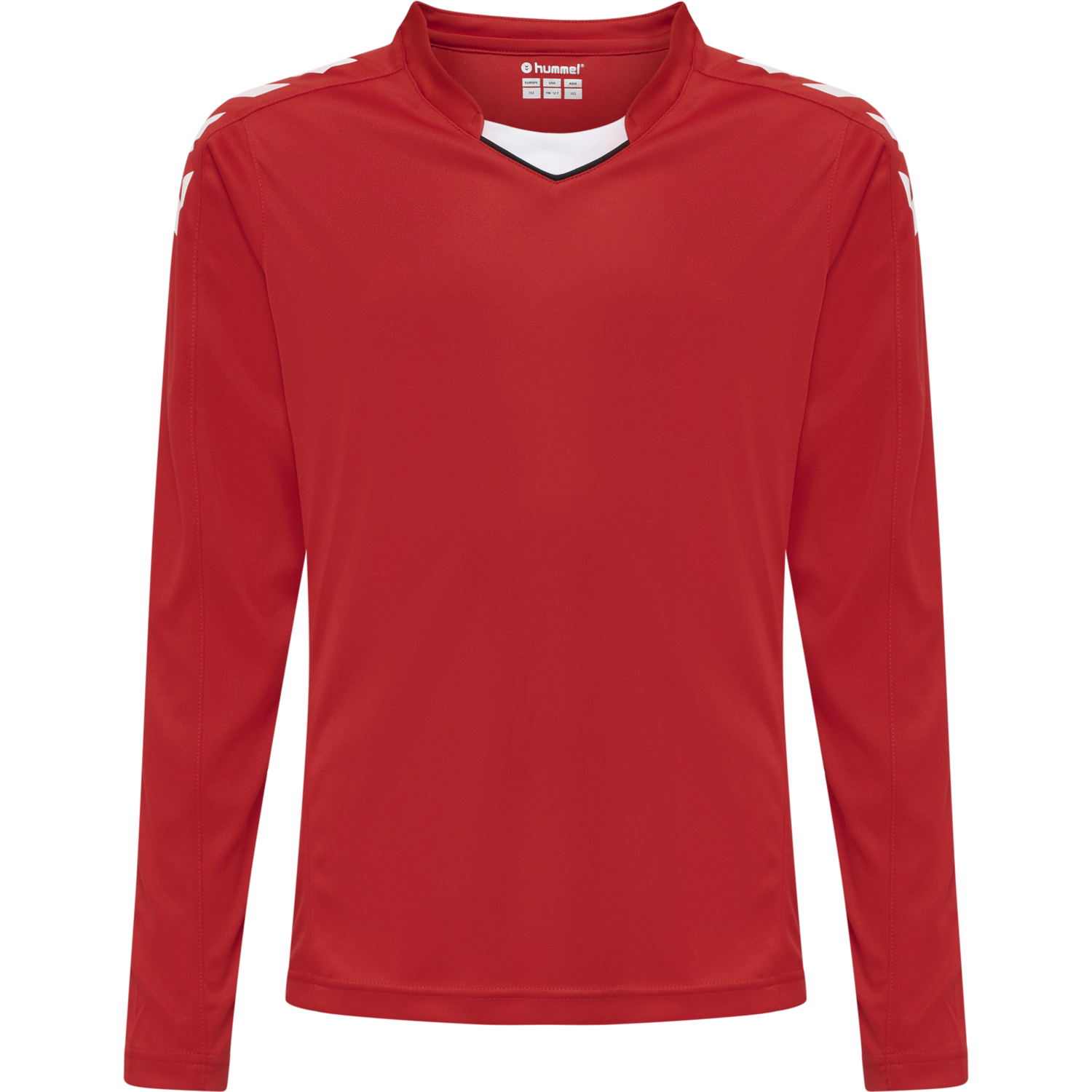 hmlCORE XK POLY JERSEY L/S KIDS, TRUE RED, packshot