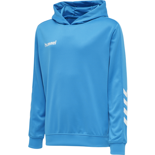 hmlPROMO KIDS POLY HOODIE, DIVA BLUE, packshot