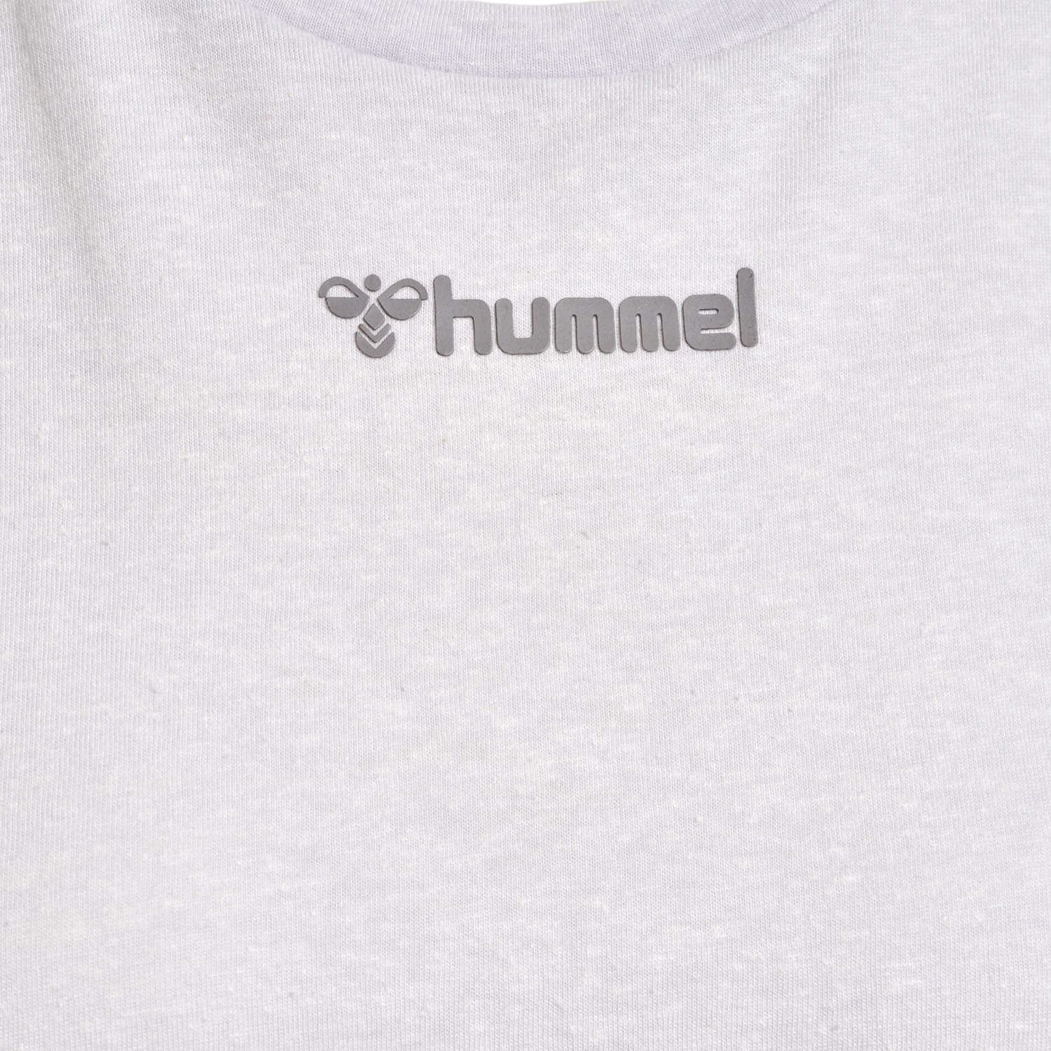 hmlZANDRA T-SHIRT, LIGHT GREY MELANGE, packshot