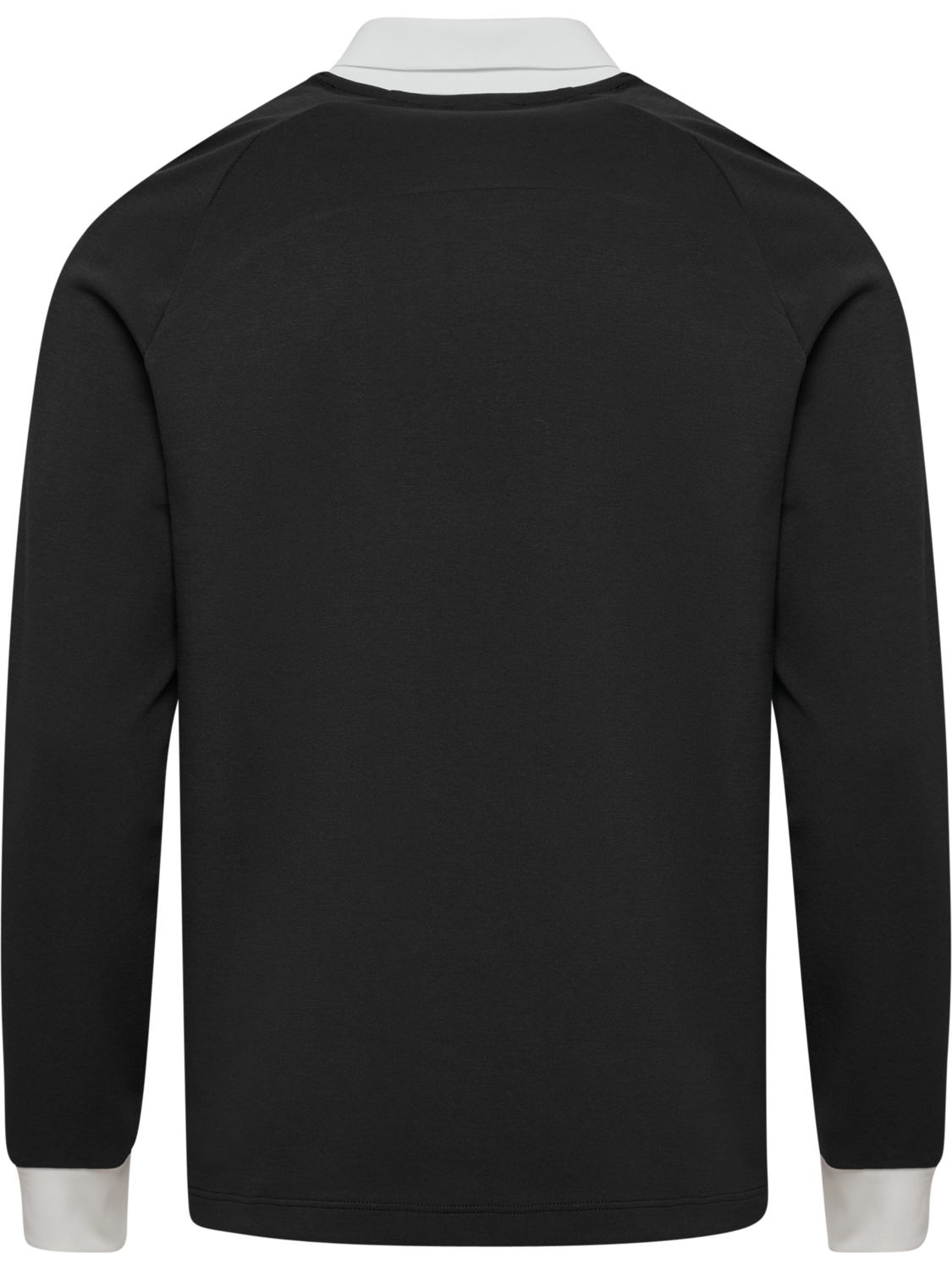 hmlROOT POLO L/S, BLACK, packshot